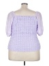 Oddi Purple 3/4 Sleeve Blouse Size 3XL - photo 2