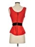 Alythea Red Sleeveless Blouse Size S - photo 2