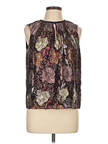 Rebecca Taylor Sleeveless Silk Top (view 1)