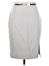 Express Solid Gray Formal Skirt Size 2 - photo 1