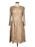 Boden Tan Cocktail Dress Size 12R - photo 1
