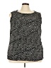 Cj Banks 100% Polyester Black Sleeveless Blouse Size 3X - photo 1