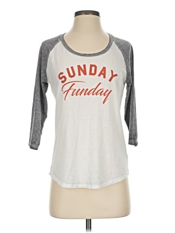 Express Outlet 3/4 Sleeve T-Shirt (view 1)