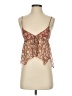 Full Tilt Brown Sleeveless Blouse Size XXS - photo 1