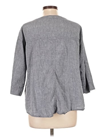 Eileen Fisher 3/4 Sleeve Button-Down Shirt (view 2)