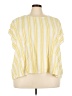 Torrid Yellow Short Sleeve Blouse Size 5X Plus (5) - photo 1