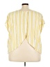 Torrid Yellow Short Sleeve Blouse Size 5X Plus (5) - photo 2