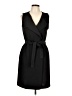 Ann Taylor Solid Black Casual Dress Size 10 - photo 1