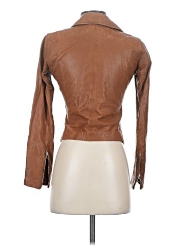 Madewell The Washed Leather Motorcycle Jacket (view 2)