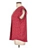 Fun2Fun 100% Polyester Red Short Sleeve Blouse Size L - photo 5