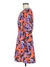 Free People 100% Polyester Print Orange Casual Dress Size 8 - photo 5