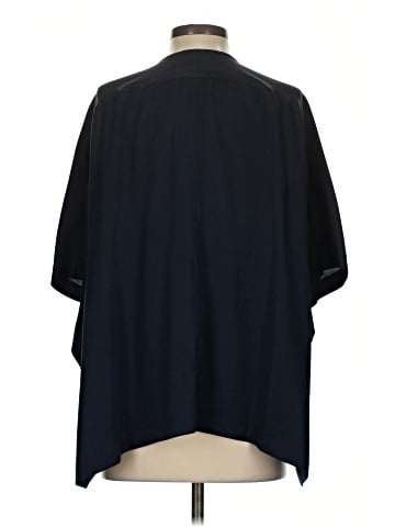Vince. 3/4 Sleeve Silk Top (view 2)