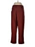 Madewell 100% Polyester Burgundy Casual Pants Size 10 - photo 2