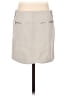 Lamarque 100% Leather Color Block Tan Leather Skirt Size XXS - photo 2