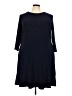 Margaret M Solid Blue Casual Dress Size 3X - photo 1