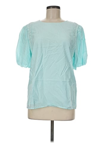 Ann Taylor Short Sleeve Blouse (view 1)
