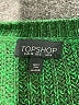 Topshop 100% Acrylic Color Block Green Pullover Sweater Size 2 - photo 7