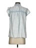 Rails Blue Short Sleeve Blouse Size S - photo 2