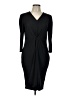 Lark & Ro Solid Black Cocktail Dress Size L - photo 1
