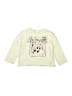 Zara Ivory Long Sleeve T-Shirt Size 6 - 7 - photo 1