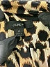 J.Crew 100% Silk Animal Print Brown Long Sleeve Silk Top Size 4 - photo 7