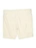 Chico's Solid Ivory Khaki Shorts Size L - photo 2
