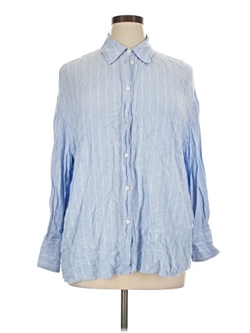 Zara Long Sleeve Button-Down Shirt (view 1)