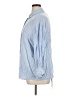 Zara Stripes Blue Long Sleeve Button-Down Shirt Size XL - photo 5
