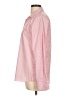 Lands' End 100% Baumwolle Polka Dots Pink Long Sleeve Button-Down Shirt Size 12 - photo 5
