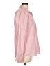 Lands' End 100% Baumwolle Polka Dots Pink Long Sleeve Button-Down Shirt Size 12 - photo 4