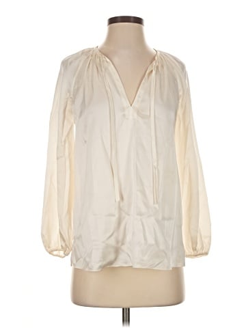 White Label The White Company 3/4 Sleeve Silk Top (view 1)
