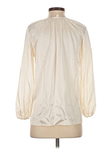 White Label The White Company 3/4 Sleeve Silk Top (view 2)