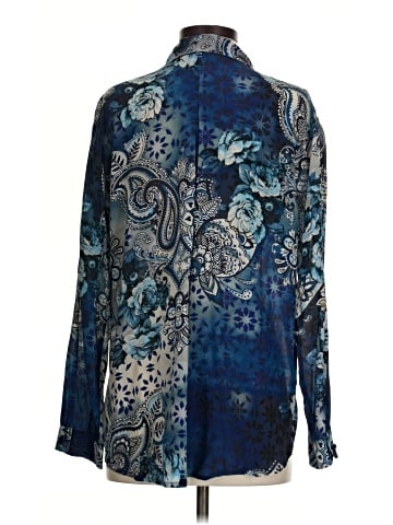 Johnny Was Long Sleeve Silk Top (view 2)