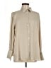 Free People 100% Polyester Tan Long Sleeve Blouse Size M - photo 1