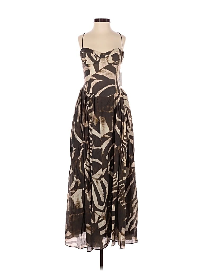 Pre-owned Bardot Cocktail Dress In Tan