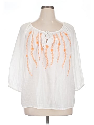 St. John's Bay 3/4 Sleeve Blouse (view 1)
