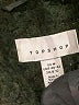 Topshop 100% Polyester Green Coat Size 8 - photo 6