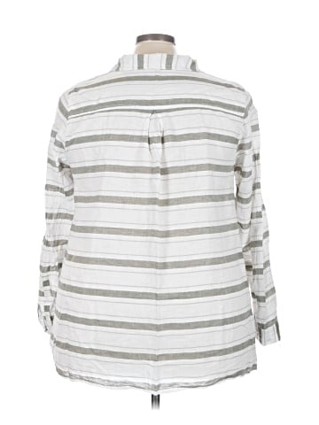 Lane Bryant Long Sleeve Button-Down Shirt (view 2)