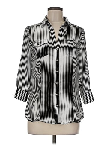 White House Black Market 3/4 Sleeve Blouse (view 1)