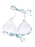 Unbranded Tropical White Swimsuit Top Size M - photo 2