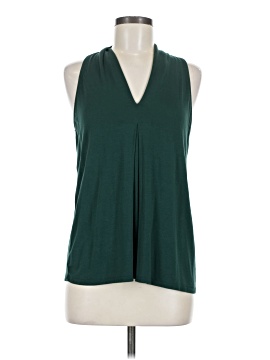 Green Envelope Sleeveless Blouse