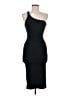 Zara Solid Black Cocktail Dress Size M - photo 1