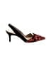 Ann Taylor Animal Print Red Heels Size 7 - photo 1
