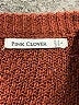 Pink Clover 100% Polyester Solid Burgundy Pullover Sweater Size S - photo 7