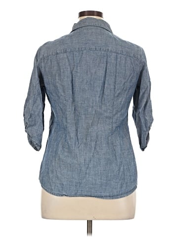 Coldwater Creek 3/4 Sleeve Button-Down Shirt (view 2)