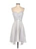 Cinderella Divine 100% Polyester Gray Cocktail Dress Size 4 - photo 1