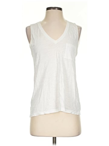 Madewell Whisper Cotton V-Neck Pocket Tank (view 1)