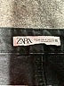 Zara Chevron-herringbone Black Jeans Size 8 - photo 7