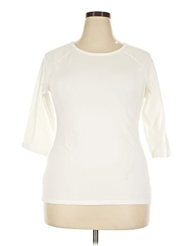 Hanes 3/4 Sleeve T-Shirt (view 1)