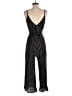 Blue Rain 100% Rayon Stripes Black Jumpsuit Size M - photo 2